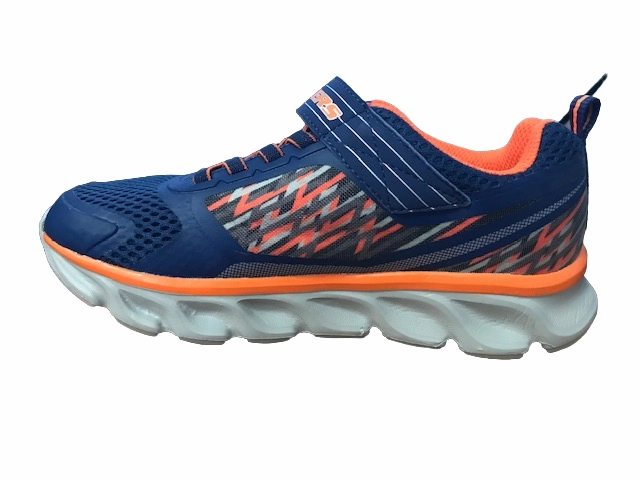 Skechers sneakers da bambino Tremblers 90581L NVOR blu arancione Trail.running Shoes