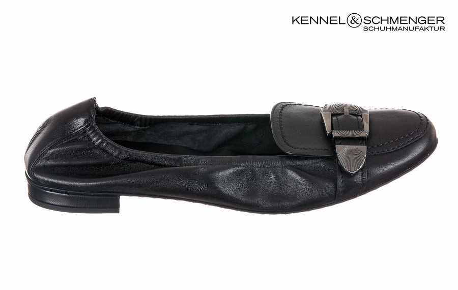 Ken Kalo Black Loafers With Arch Support