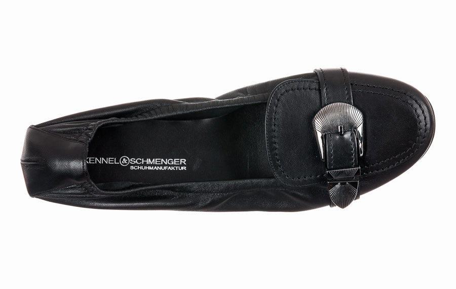 Loafers With Buckle Ken Kalo Black