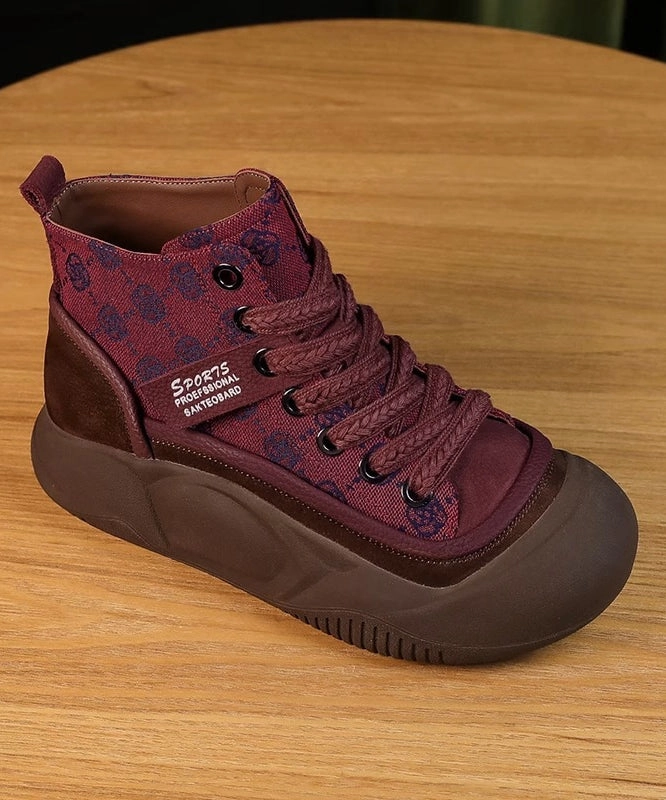 Khaki Casual Canvas Platform Flats Shoes Cross Strap XC1048 Oxfords Leather Breathable Casual Dress Shoes