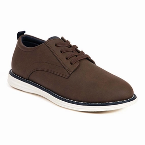 Kids' Dapper Jr in Brown Wingtip Oxford
