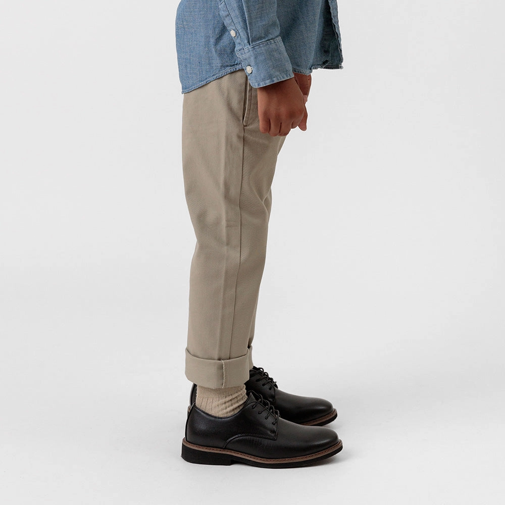 Kids' Denny in Black P550 Basketball Oxfords