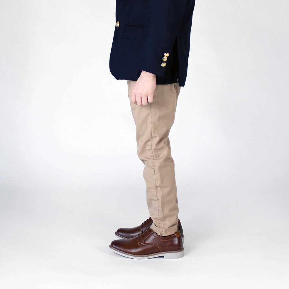 Kids' Marco Jr. in Brown Classic Oxfords