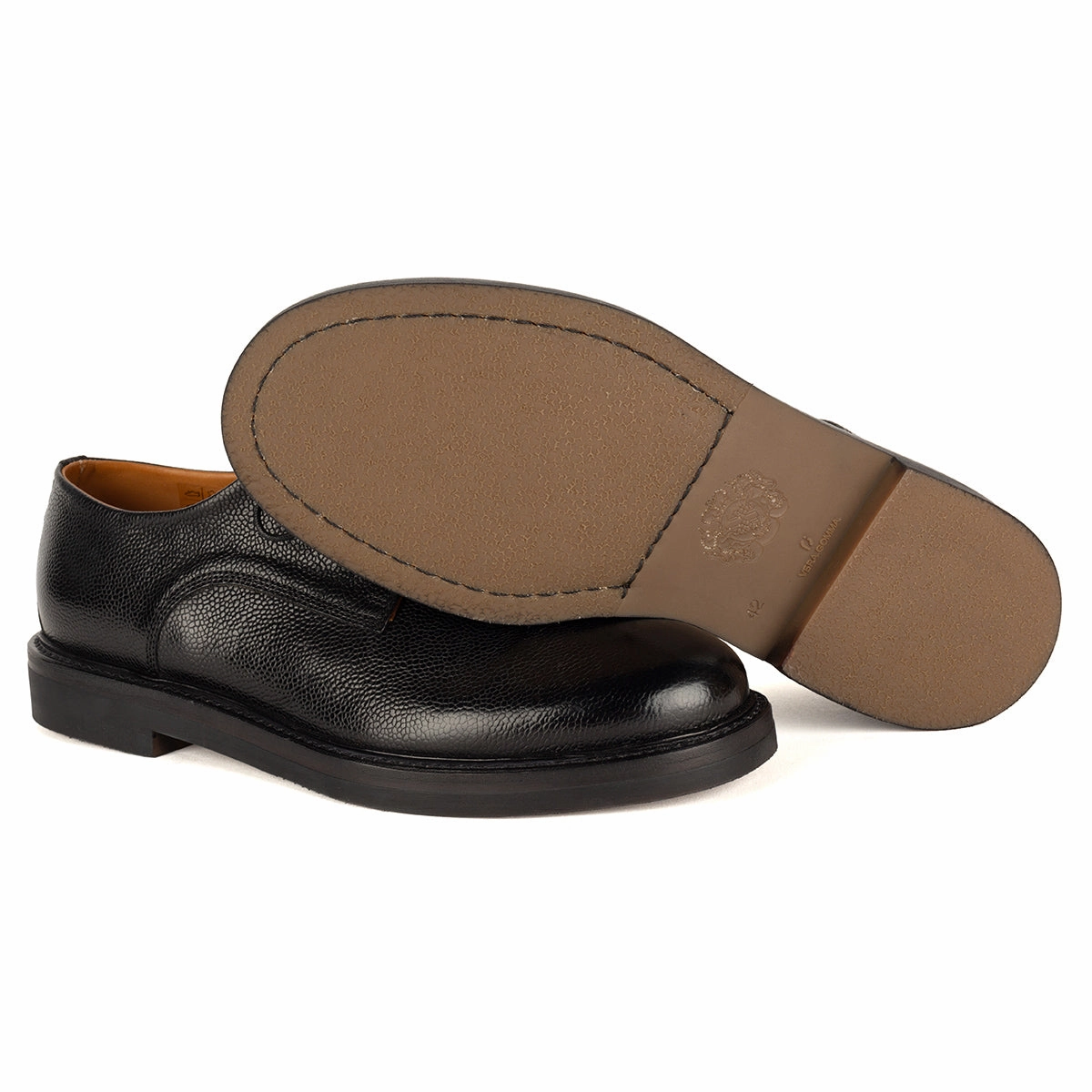 KRIS 96003<br> Carso black derby shoes Lace Up Derby Shoes