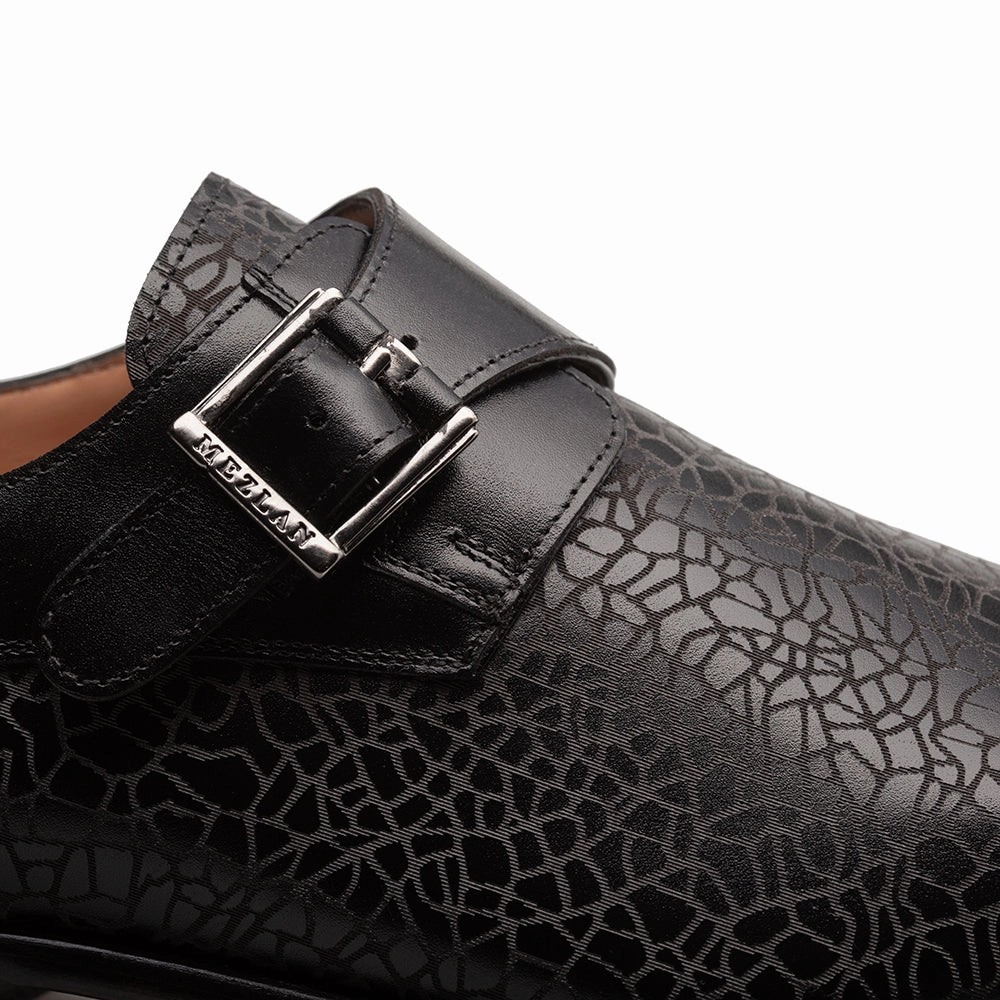Bronx Brogues Laser-Print Calf Monk Strap
