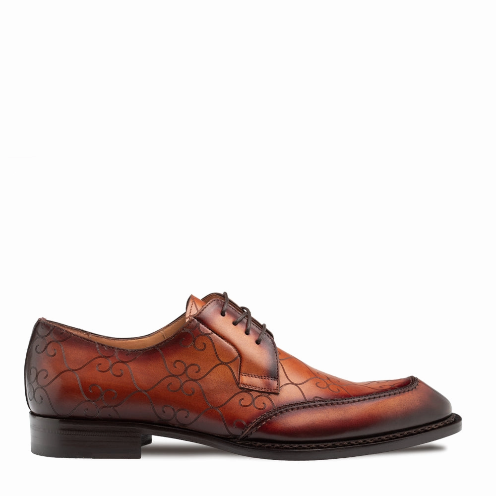 Laser Print Derby Yorktown Cap Toe Derby Shoe