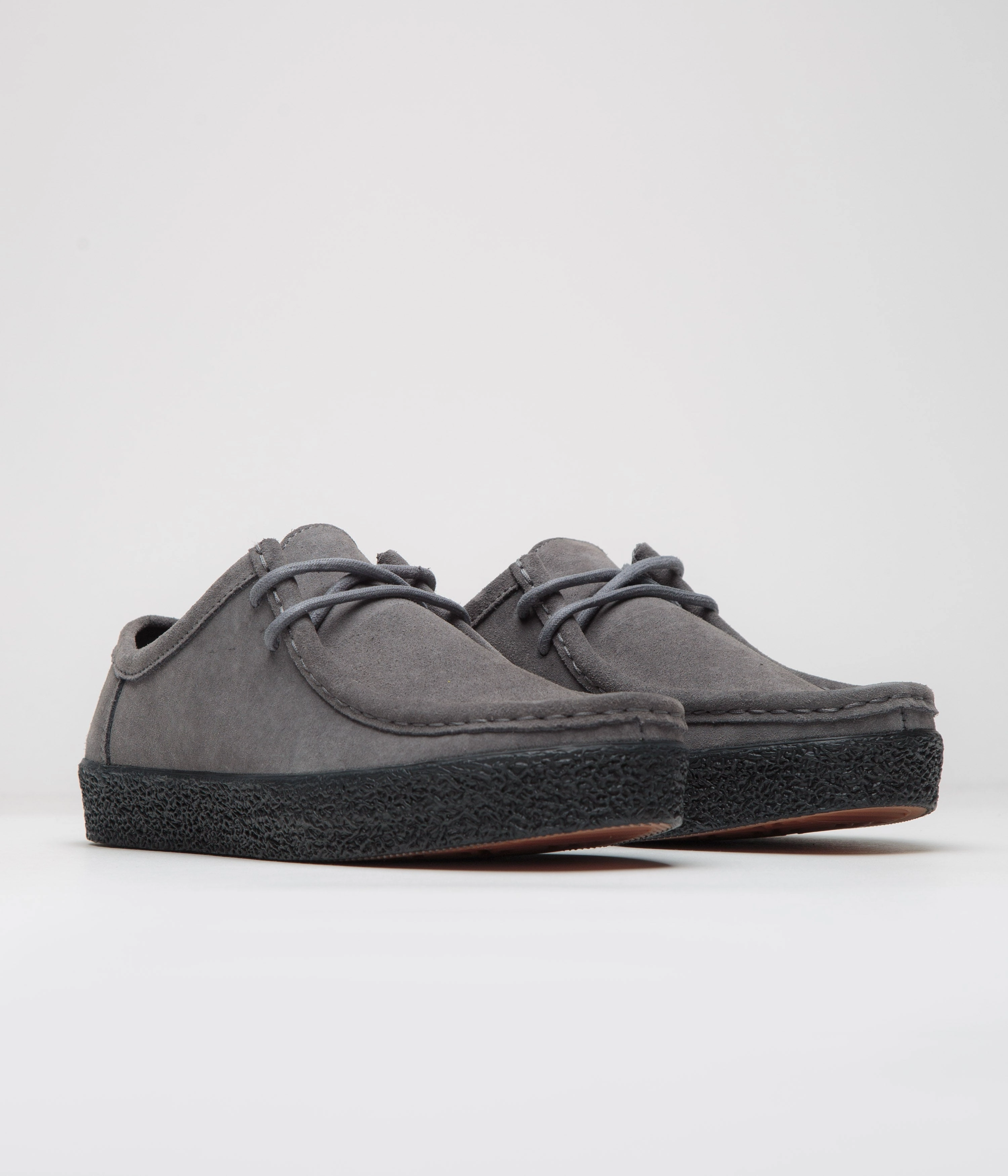 Last Resort AB VM006 Moc Shoes - Steel Grey / Black Casual Shoes For Jeans And Khakis
