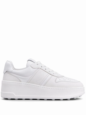 LEATHER PLATFORM SNEAKERS Studded Mary Jane Shoes