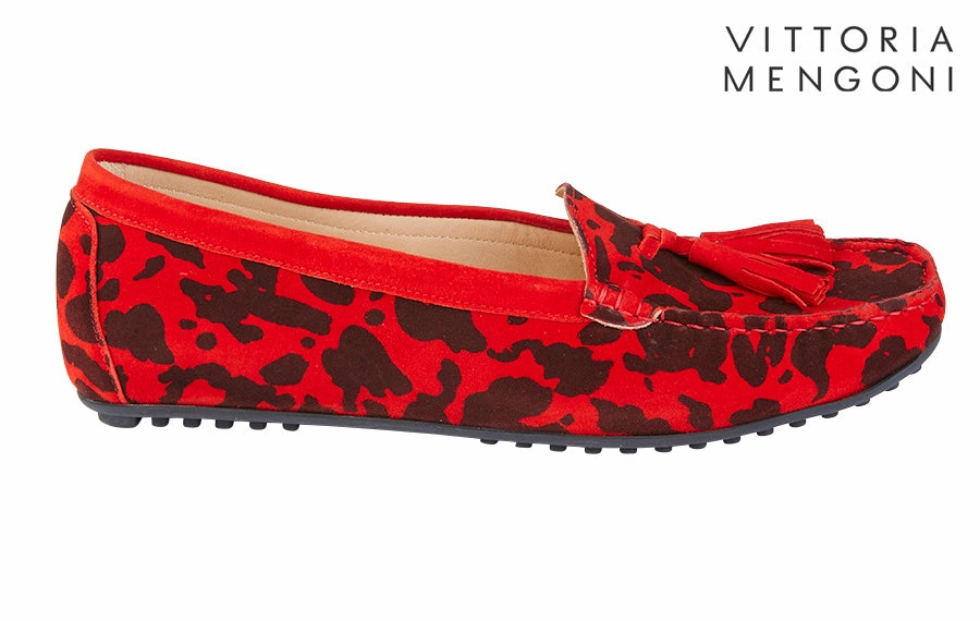Vm Elliot Red Cushionaire Loafers