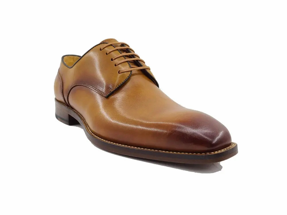 Leather Sole Plain Toe Burnished Blucher Dieppa Restrepo Cali Oxfords