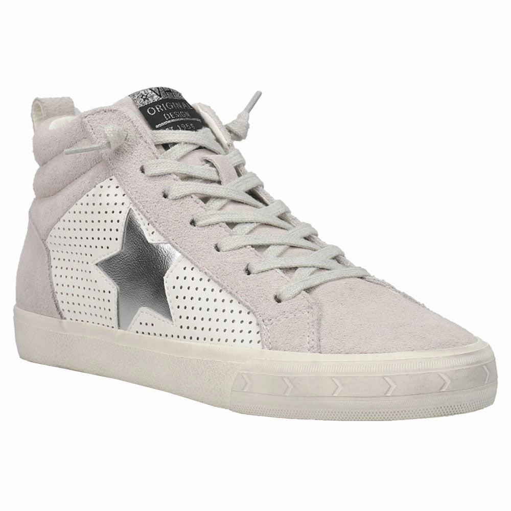 Floral Slip On Lester Perforated High Top Slip On Sneakers