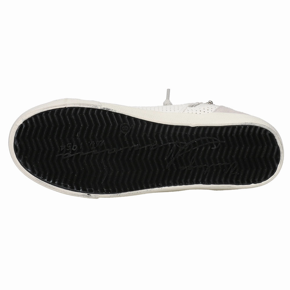 Lester Perforated High Top Slip On Sneakers Flatform Slip On