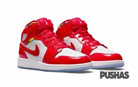 Air Jordan 1 Mid 'Barcelona Sweater' GS (2021) Kd 11 Basketball Shoes