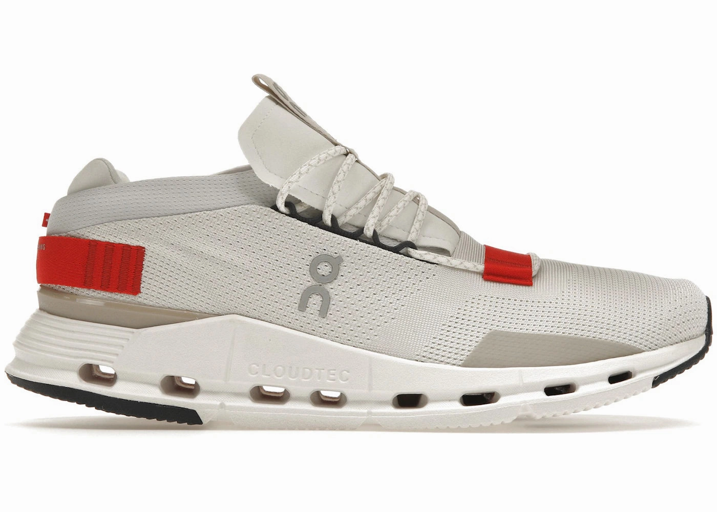 Mexico 66 Running Shoes On Running Cloudnova White Red