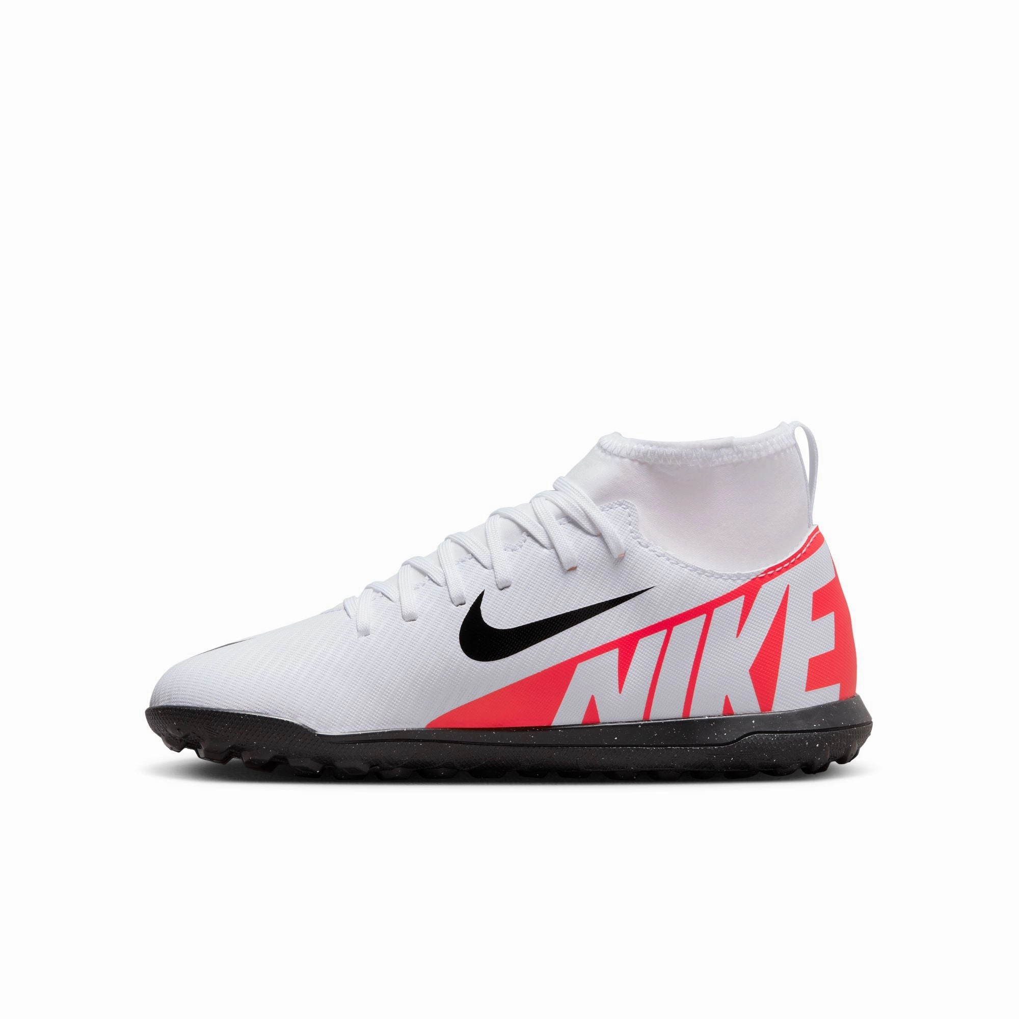 Good Soccer Cleats Under 100 Nike Junior Zoom Superfly 9 Academy Turf Cleats - Bright Crimson/ White - Black
