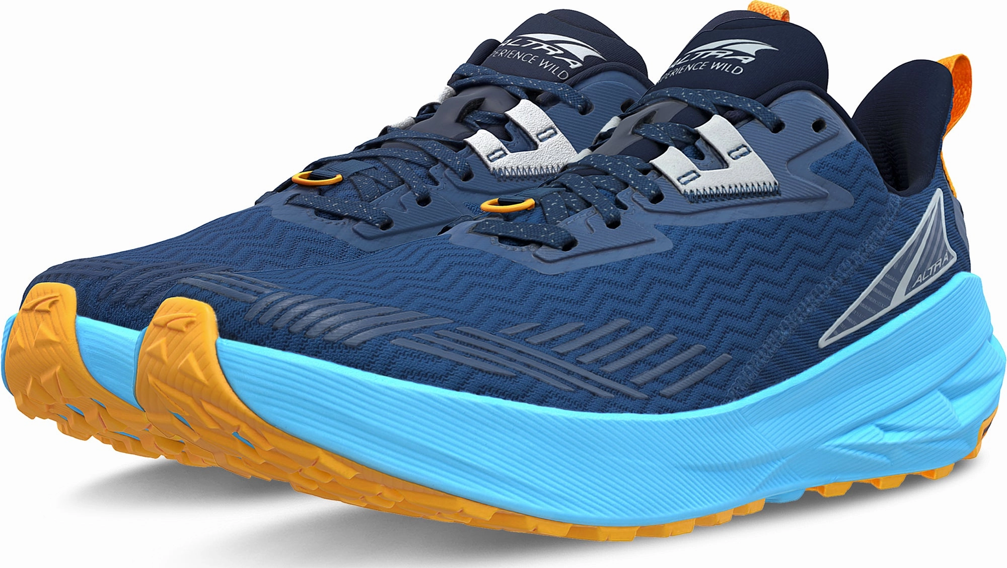 Altra Experience Wild Mens Trail Running Shoes - Blue Good Trail Running Shoes For Flat Feet