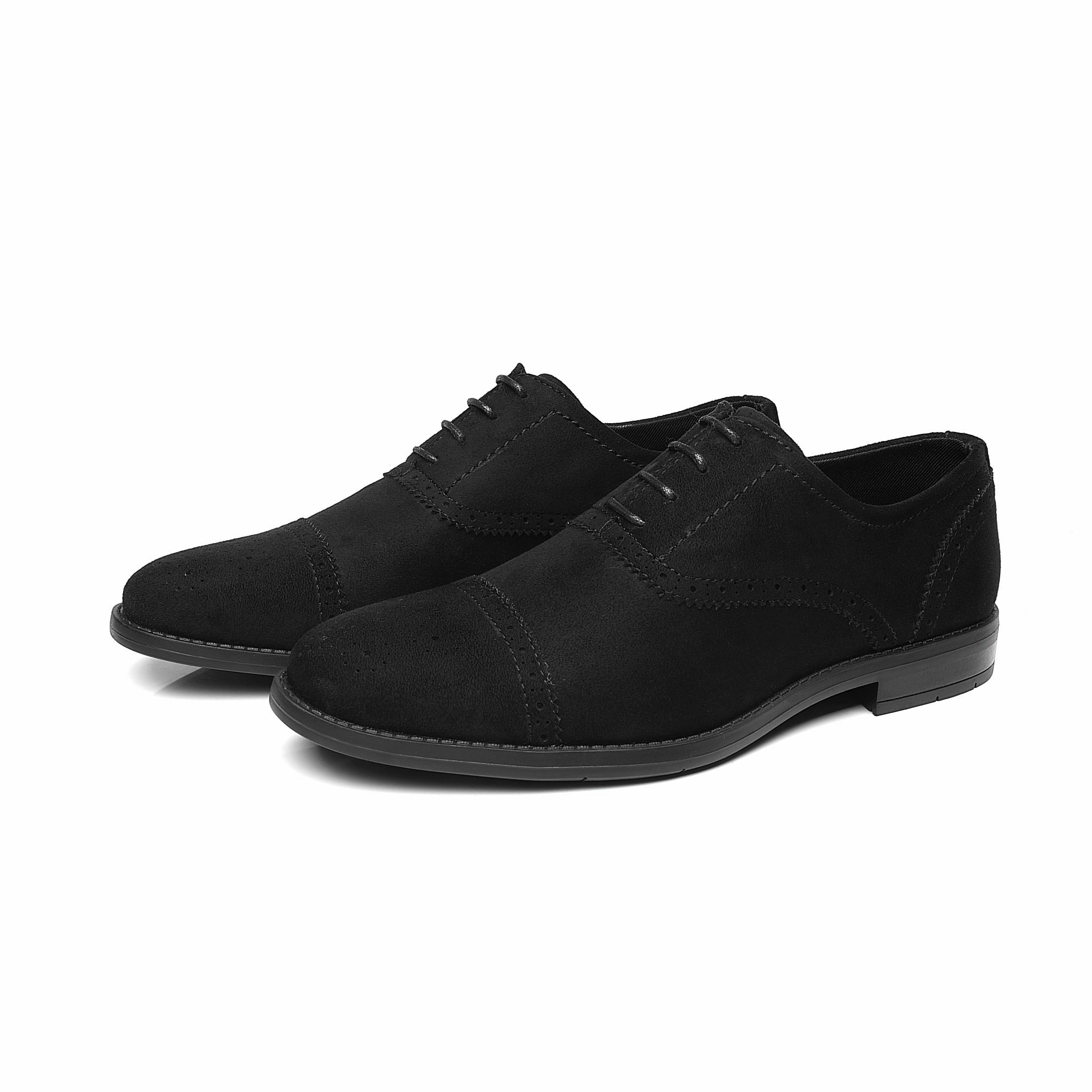 Whiddon Cap-toe Oxfords West Louis Fancy Microfiber Office Elegant Shoes