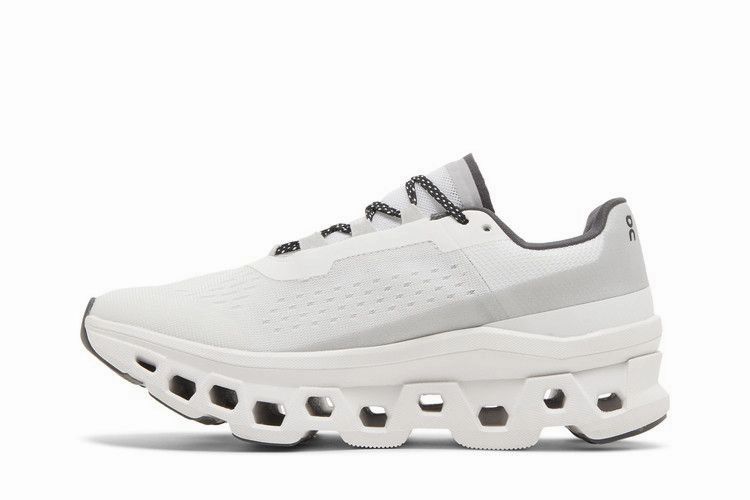 On Running Cloudmonster White Black (Women'S) Running Shoes Australia