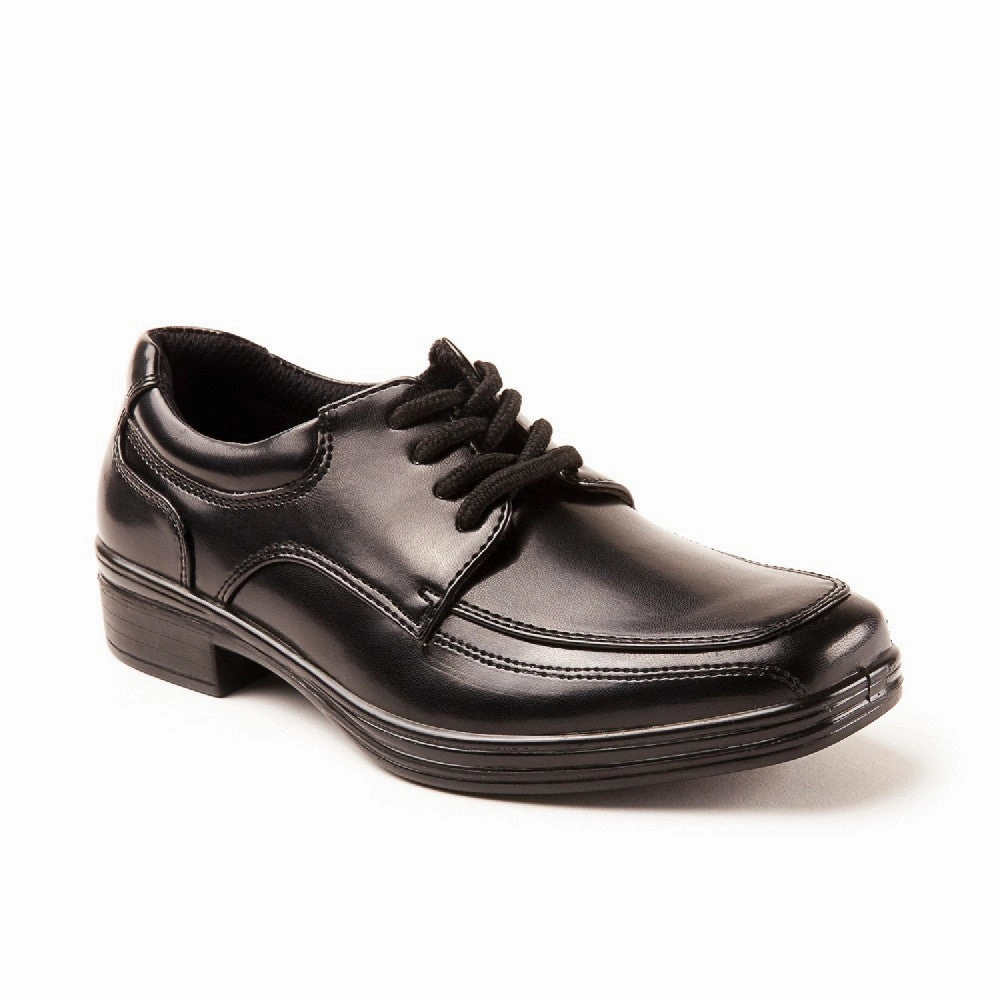 Kids' Sharp in Black Plain Oxfords