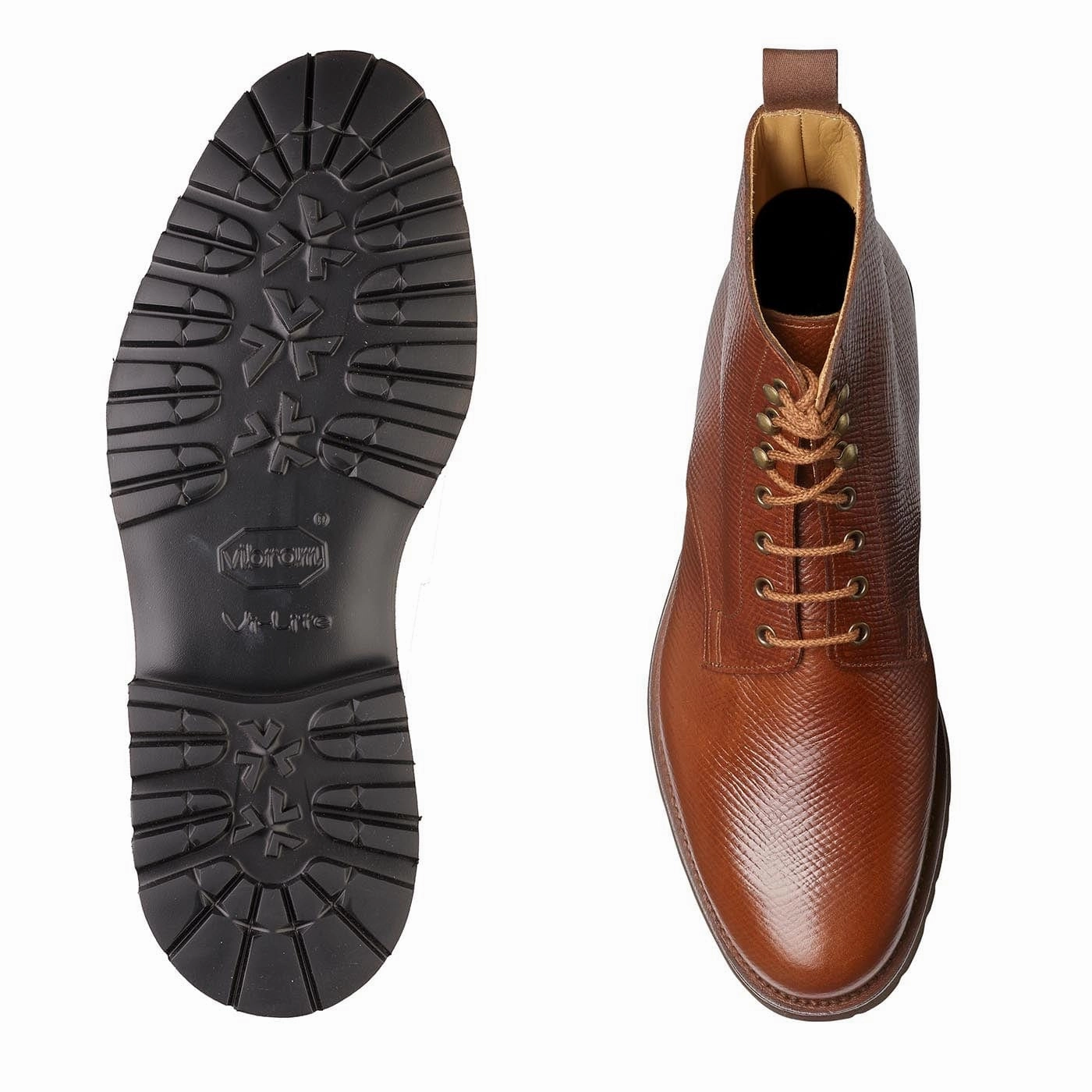 Lorna Walnut Hatch Grain Lace Up Tap Shoes