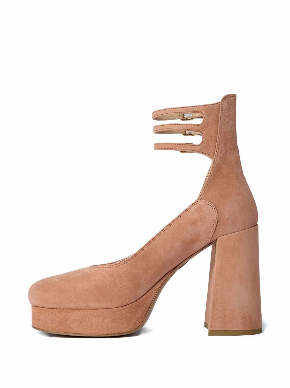 Loti Platform Pump in Peachy Pink Madeline Stuart Mary Jane Shoes