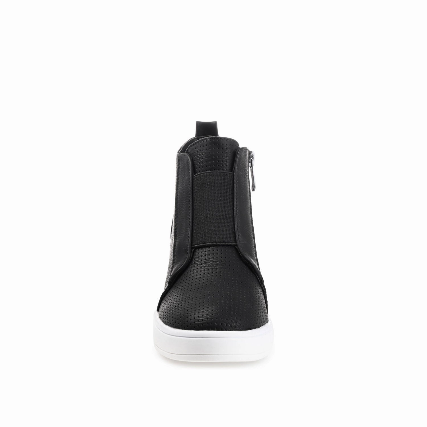 CLARA WEDGE SNEAKERS IN VEGAN LEATHER