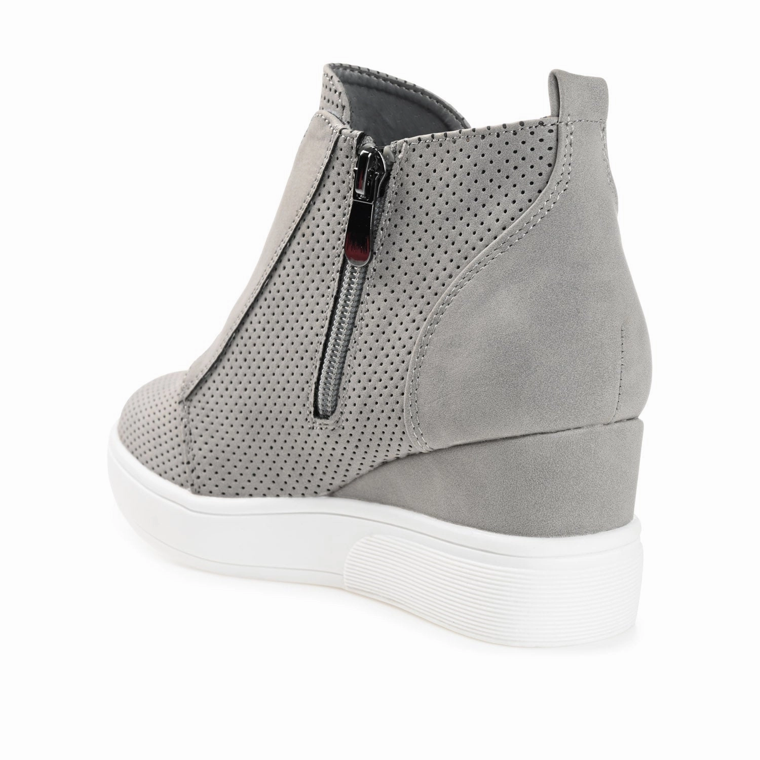 CLARA WEDGE SNEAKERS IN VEGAN LEATHER