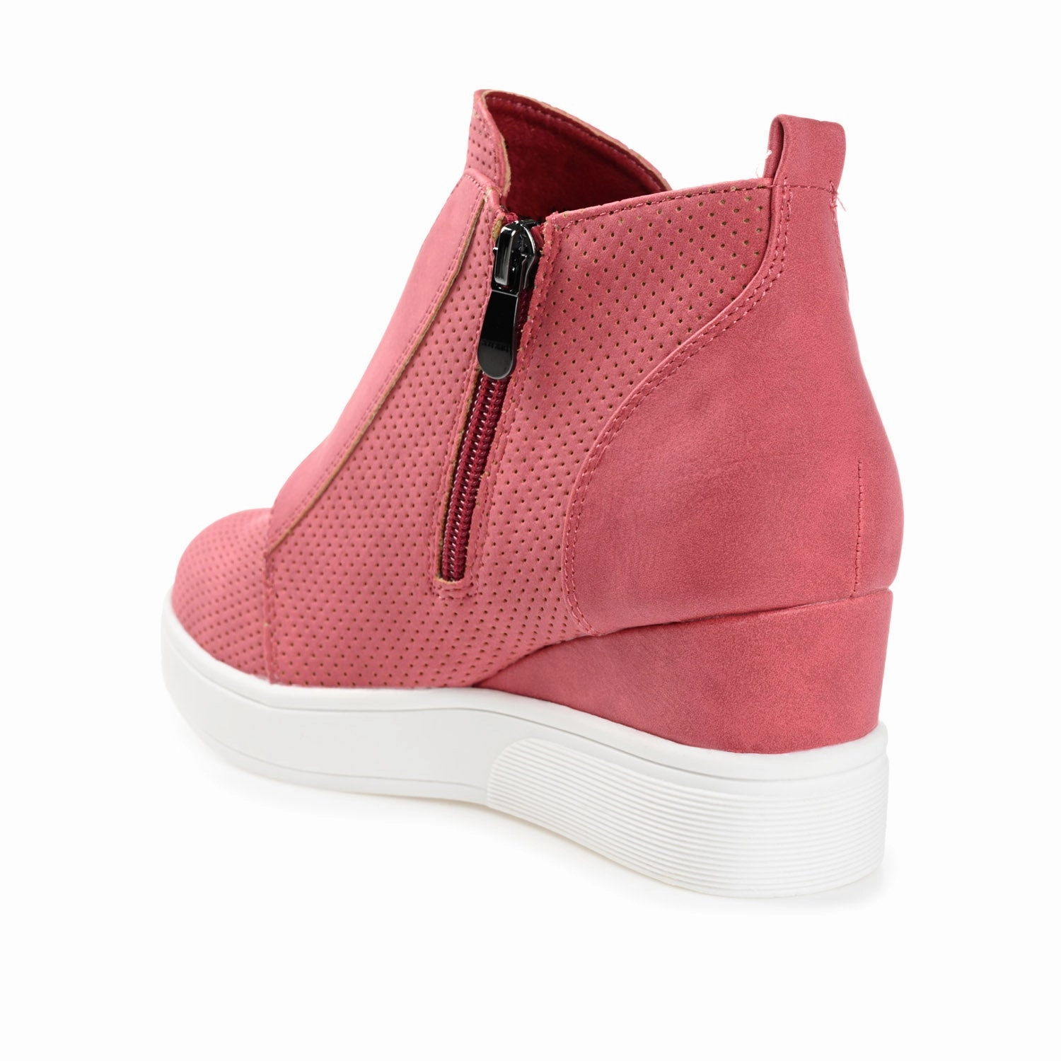 CLARA WEDGE SNEAKERS IN VEGAN LEATHER