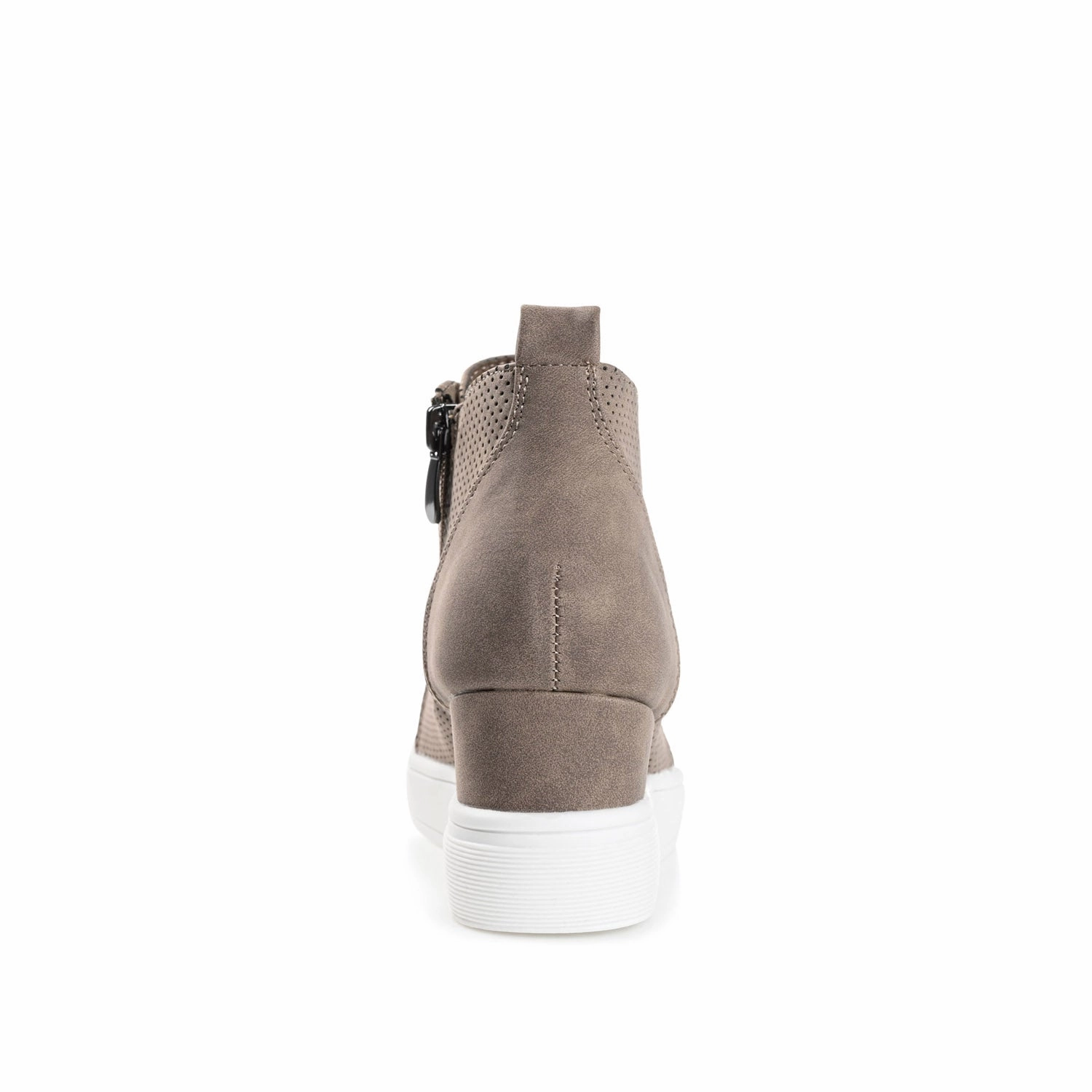 CLARA WEDGE SNEAKERS IN VEGAN LEATHER Slip On Leather Boots
