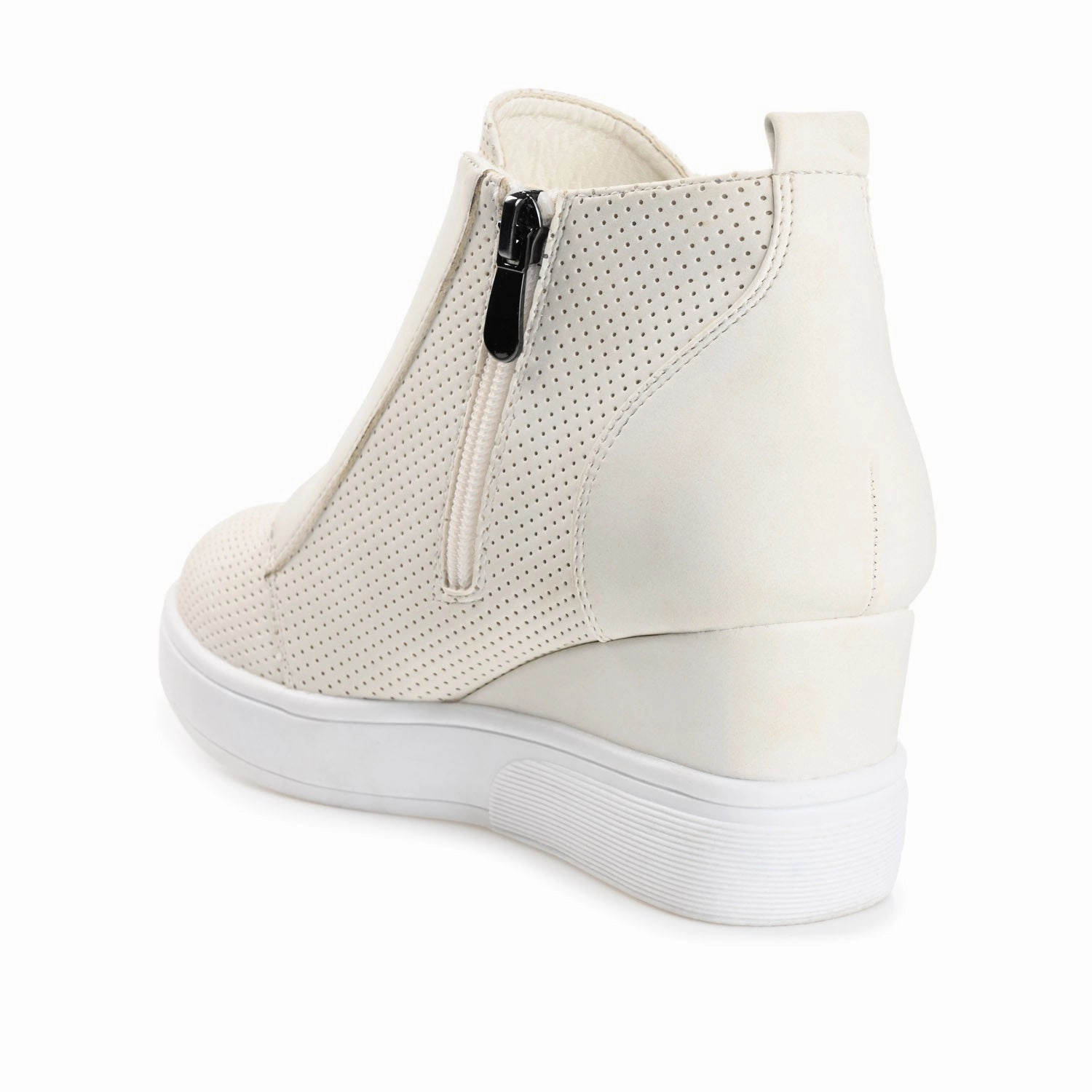 Andi Slip On Shoes CLARA WEDGE SNEAKERS IN VEGAN LEATHER