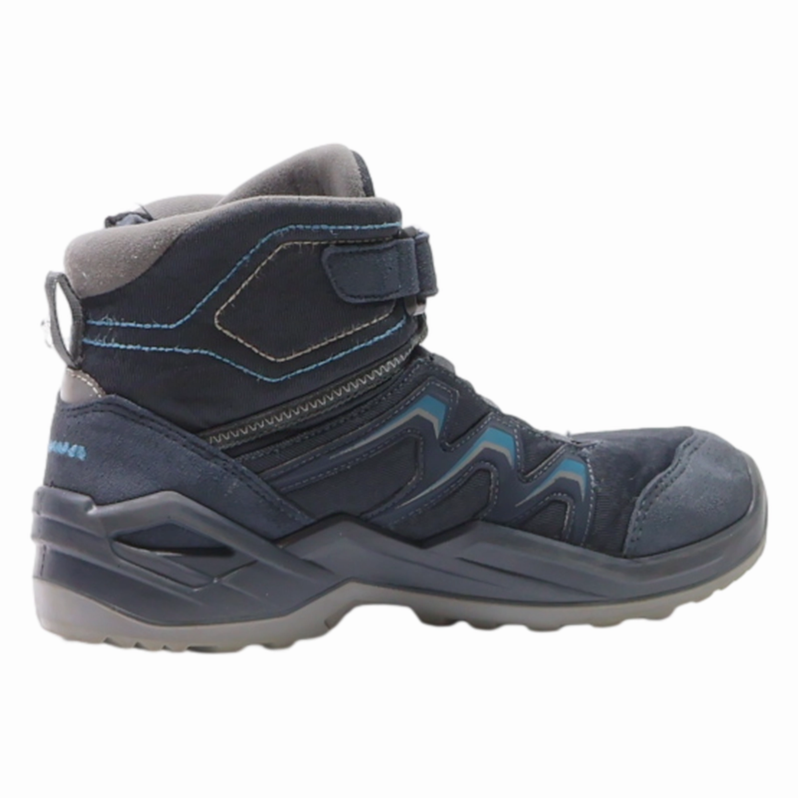 Hiking Shoes Steel Toe LOWA Hiking Boots Blue Synthetic Womens UK 4