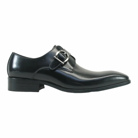 CARRUCCI: Buckle Monk Strap KS503-35 Boots Brogue Style