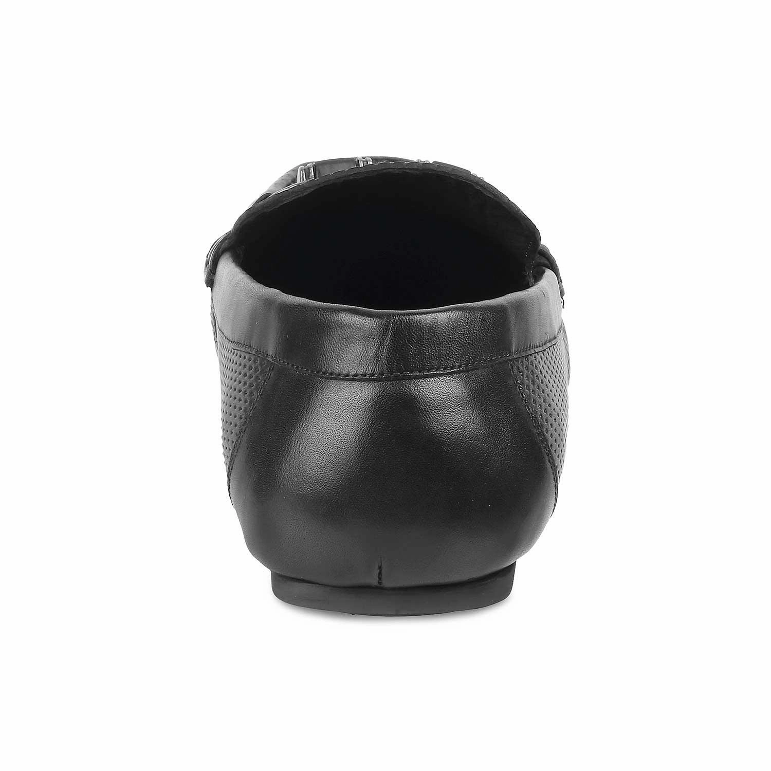 The Cenew Black Men's Leather Loafers Tresmode Gucci Loafers On Sale