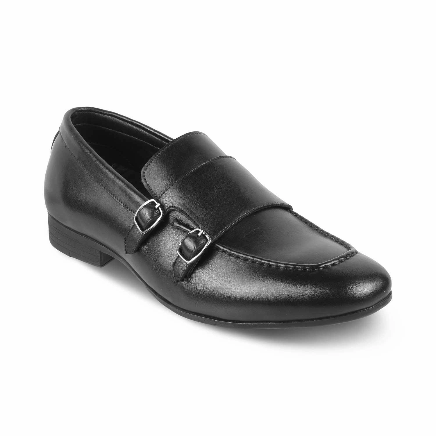 Donna Brogue Geox The Bern Black Men's Double Monk Shoes Tresmode