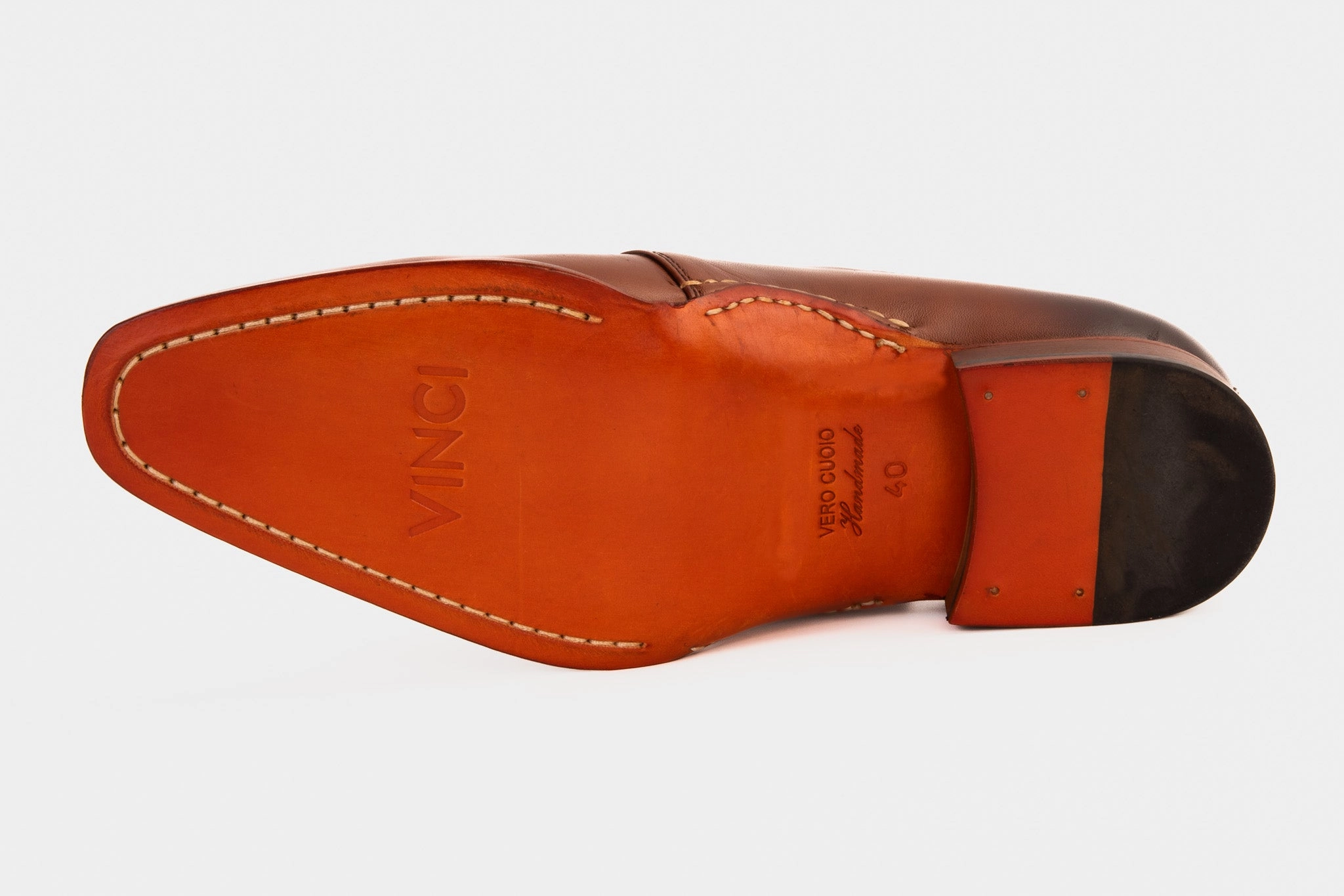 The Hagrid Tan Leather Single Monk Strap Handmade Men Shoe Mission Brogue