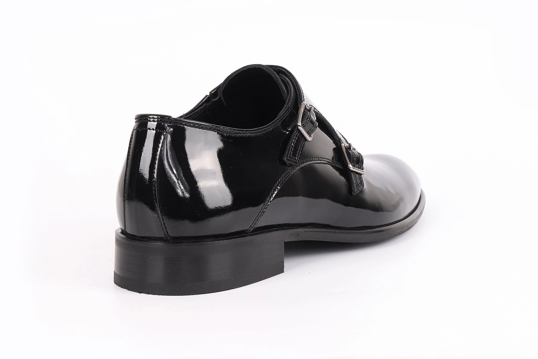 Dune Brogues Sale Macdona Patent Leather Double Monk Shoes