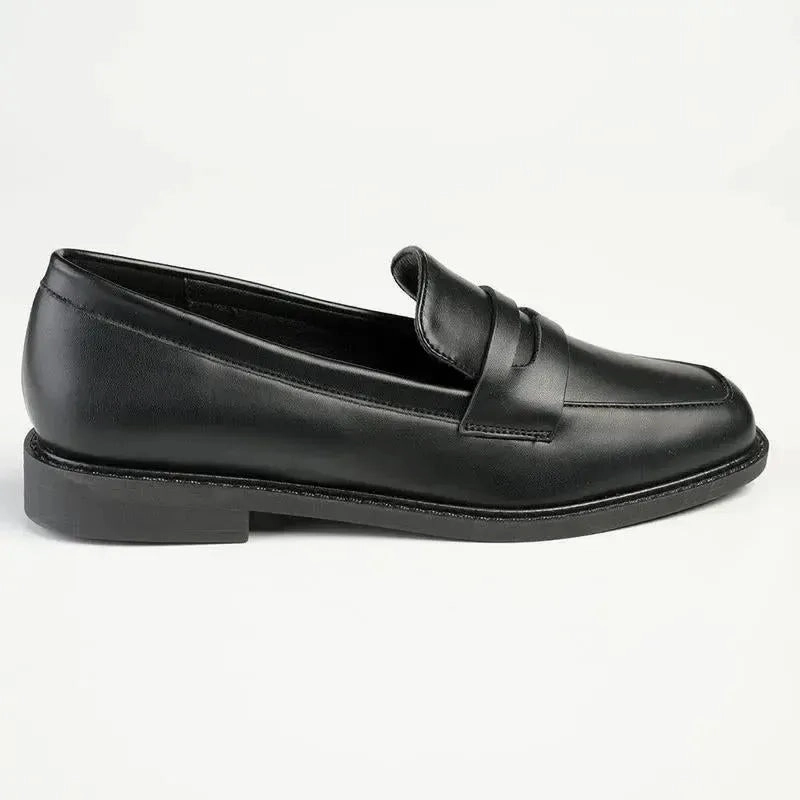 Madison Bliss 3 Loafer With Saddle - Black Aeyde Ruth Loafers