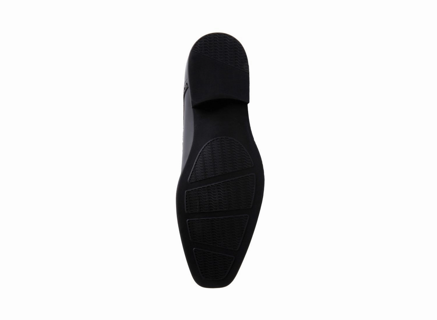 JUNCTION BLACK LEATHER Wingtip Derby Brogue