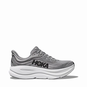 Ariel Running Shoes Hoka Men's Bondi 9 Sneaker in Galactic Grey/Stellar Grey