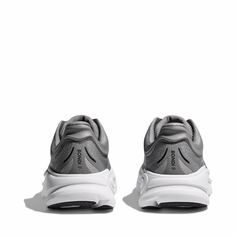 Hoka Men's Bondi 9 Sneaker in Galactic Grey/Stellar Grey