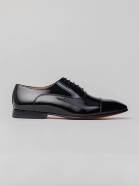Laced Oxfords Maverick Toecap Oxford - Patent Black