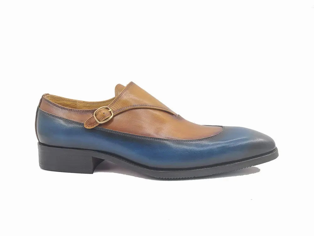 Gfore Brogue Gallivanter Tri-Tone Single Monk Strap Slip-on