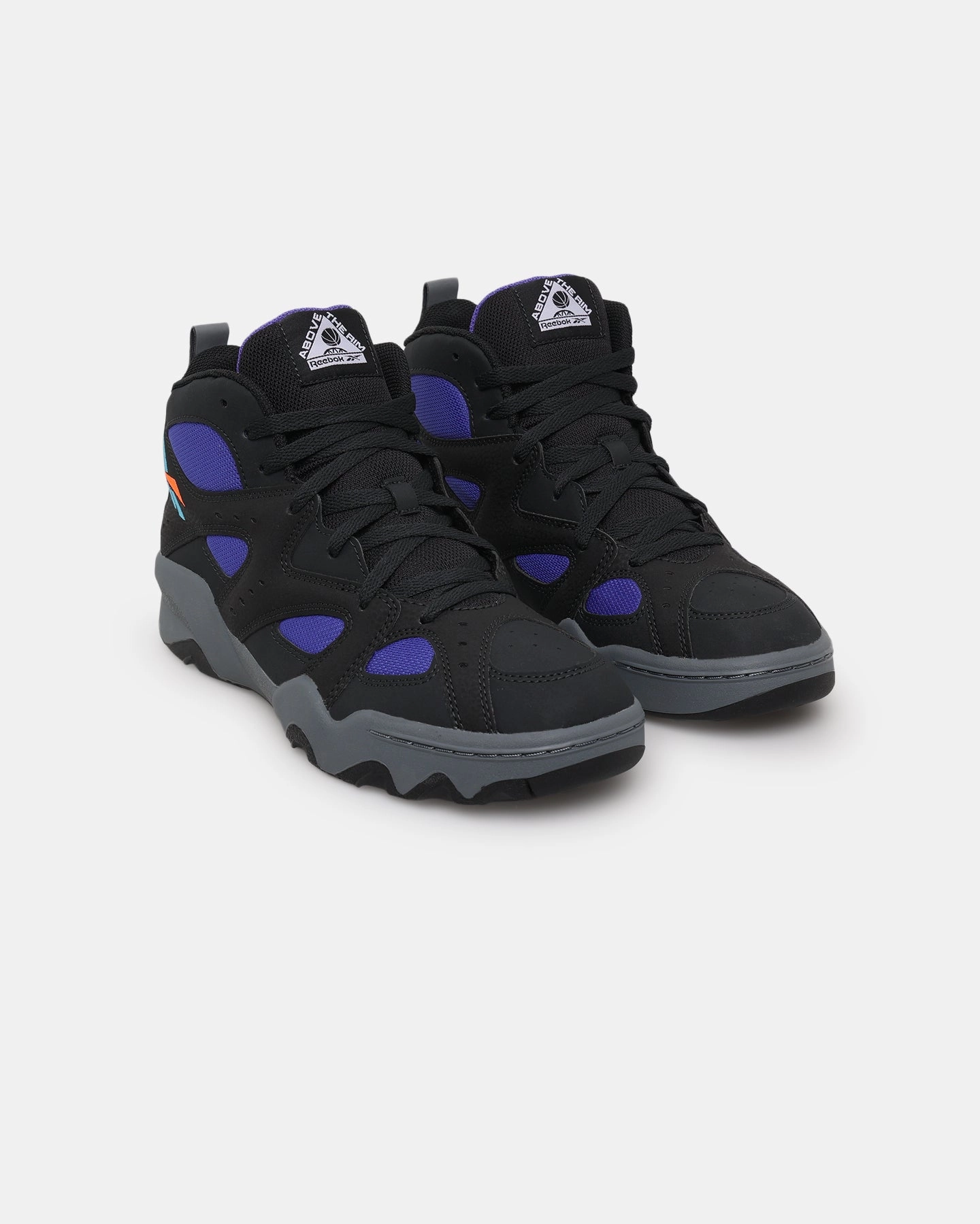 Reebok Above The Rim Decimator Black/Grey/Purple Hydro Dipping Basketball Shoes