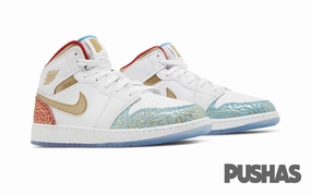 Air Jordan 1 Mid 'Sneaker School NC to Chicago' GS (2023) Basketball Shoes For Free