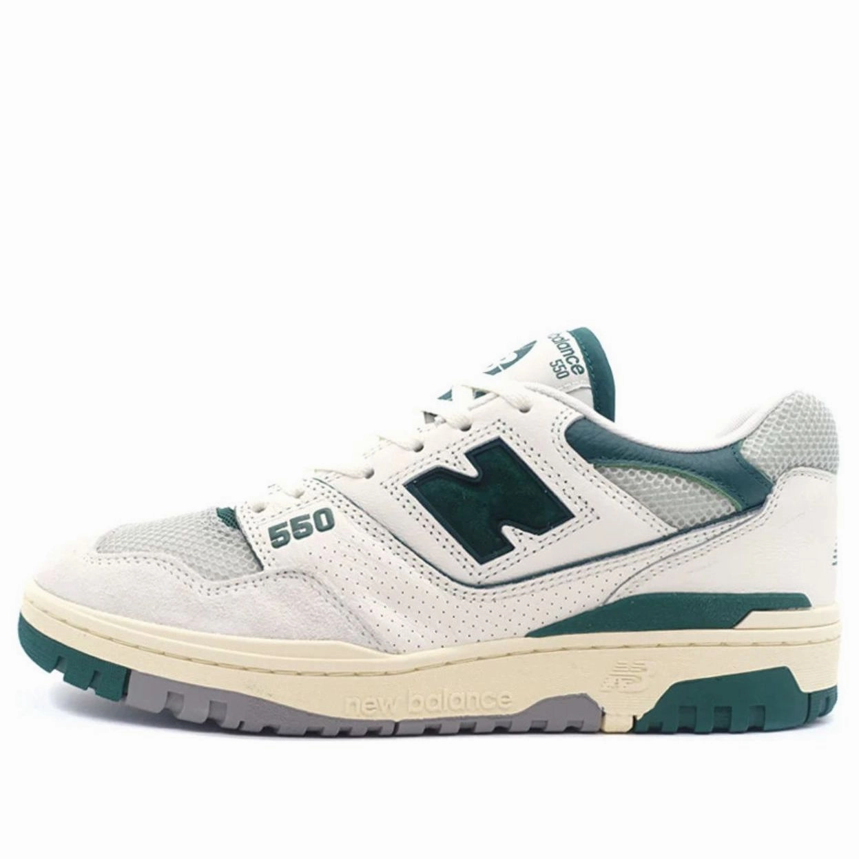 Basketball Shoes Size 6 New Balance 550 Sea Salt Pack Marsh Green