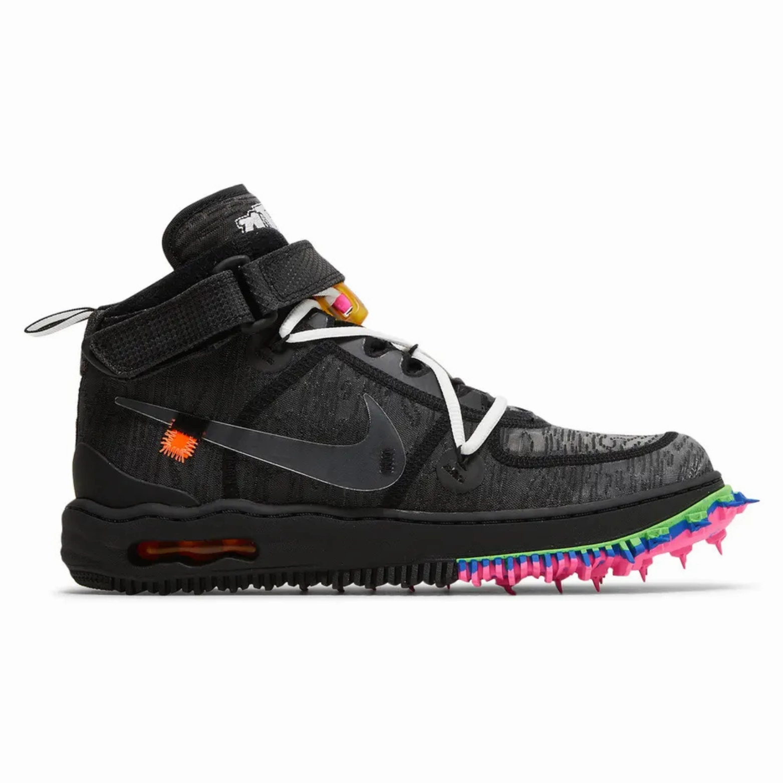 Nike Air Force 1 Mid SP OFF-WHITE Black DO6290 001 Nike Shoe Chart Size