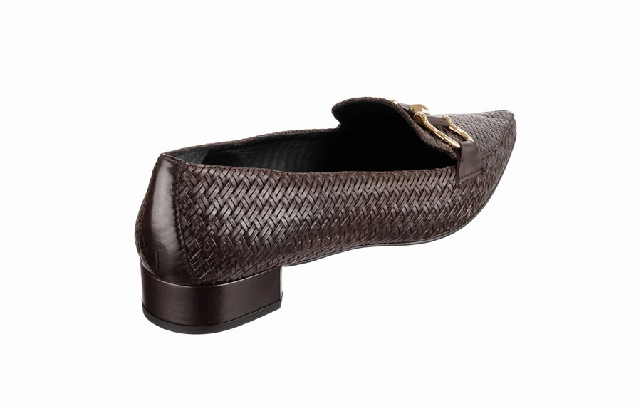 Mdf Pointblanco Brown Loafers For Suits