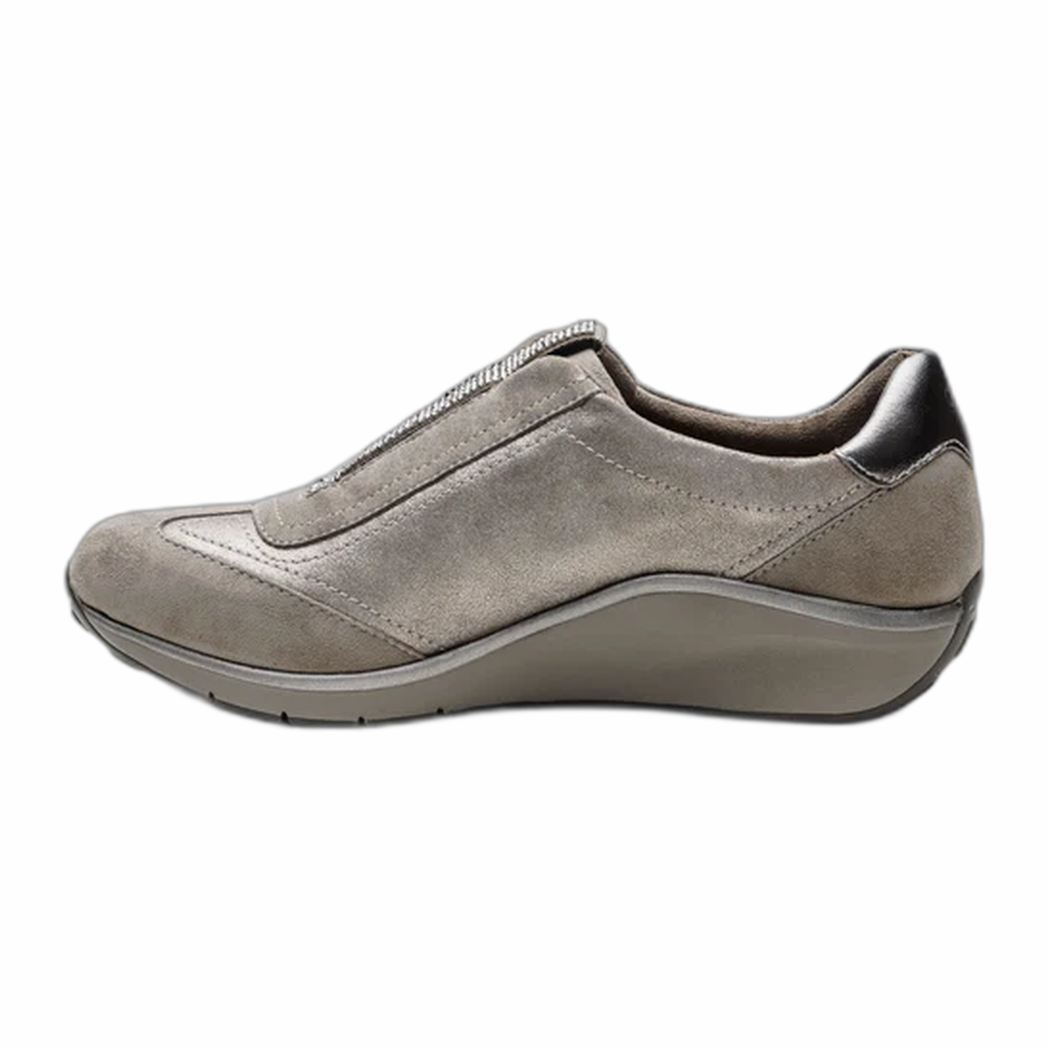 Megan Arch Support Sneaker Steel Toe Slip On Shoes