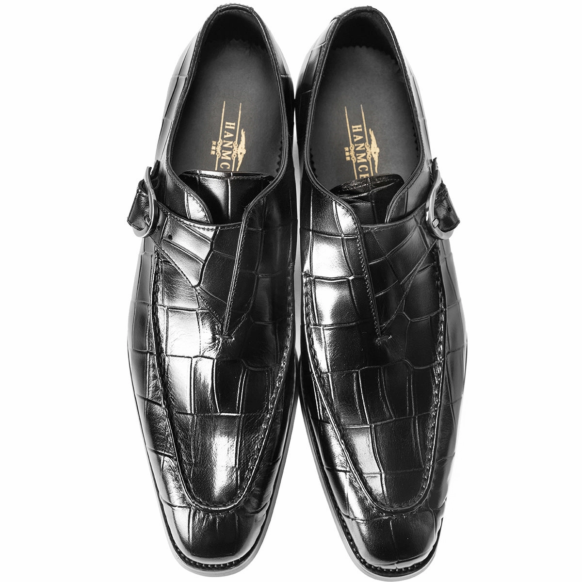 Oxford Mules Men Classic Glossy Leather Oxford Shoes