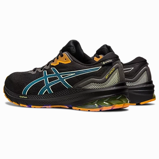 Men's Asics GT-1000 11 GTX Black/Ink Teal Bear Trap Snow Boots